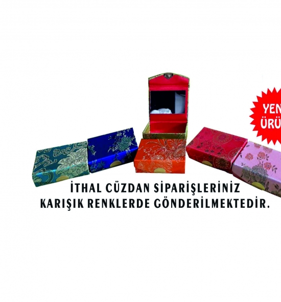 Cüzdan Aynalı Desenli & Nakışlı